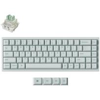 Keychron Q16HW-L1, 65% laidinė magnetinė klaviatūra, 8K dažnis, keraminiai klavišai, RGB, QWERTY, šviesiai žalia