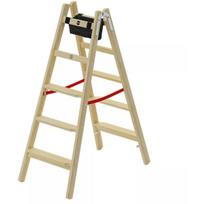HAILO H77 ComfortLine 0310000499, dvipusiai mediniai kopėčiai, 2x5 laipteliai, 150kg, 280cm, EN 131, FSC