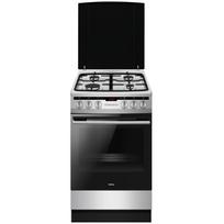 Amica 57GEH3.33HZpTaDA(Xx) PIZZA viryklė, 600mm, 500mm, 850mm, dujinė kaitlentė, 4 degikliai, 65L, 10 funkcijų, 3100W, A