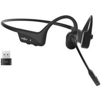 SHOKZ OpenComm2 UC C120-AC-BK-EU, kaulų laidumo ausinės, Bluetooth, 16h pokalbio laikas, 29m diapazonas