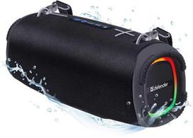 Kompiuterio kolonėlės Defender głośnik BEATBOX 80, Li-Ion, 2.1, 80W, juoda, garsumo valdymas, przenośny, neperšlampamas, zintegrowana baterija, 40Hz~20k