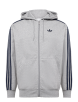 Adidas Originals - Baggy Fz Hoodie - Sportinis džemperis su gobtuvu - Pilka