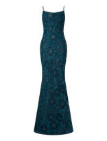 Malina - Sorelle Lace Slip Maxi Dress - Ilga suknelė - Mėlyna