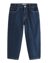 Lindex - Baggy Jeans With Regular Waist - Laisvi džinsai - Tamsiai mėlyna