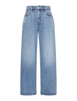 Calvin Klein Jeans - Low Rise Baggy Ocean Drive - Platūs džinsai - Mėlyna