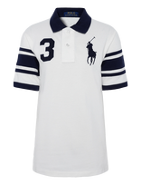 Ralph Lauren Kids - Big Pony Cotton Mesh Polo Shirt - Trumparankoviai polo marškinėliai - Balta