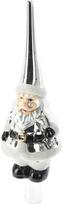 Christmas Decoration STIKLINĖ KALĖDŲ EGLUTĖS VIRŠŪNĖ 28CM SIDABRINIS SENELIS ŠALTIS 1067889