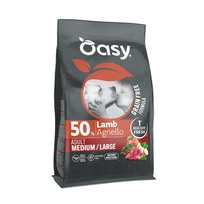Oasy Grain Free Adult Medium/Large sausas pašaras su ėriena didesnių veislių šunims, 2 kg