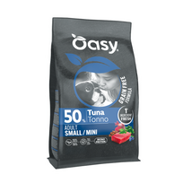 Oasy Grain Free Adult Small/Mini sausas pašaras su tunu mažų veislių šunims, 2 kg