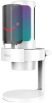 Fifine A8W kondensatorinis mikrofonas with stand baltos spalvos