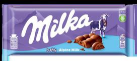 Šokoladas MILKA Bubbly Alpine Milk, 90 g, CHHMLK7622210369444
