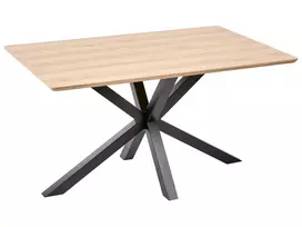 Valgomojo stalas SPECTRA šviesiai rudas 140 cm 90 cm