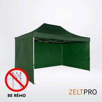 Prekybinės palapinės stogas ir sienos (4 vnt.) komplektas  3x4,5 Žalia  Zeltpro TITAN