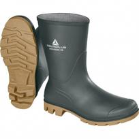 Guminiai pusilgiai botai Groundmc, PVC, OB SRA, žalia/ruda 4 45, Delta Plus