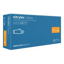 Vienkartinės nitrilinės pirštinės Mercator Nitrylex Classic Blue XS 100 vnt.