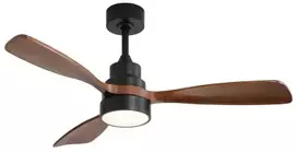 Extralink Walnut Dark 48 Išmanusis WiFi | Lubų ventiliatorius | Tamsaus riešuto spalvos, aplikacijos, 122 cm