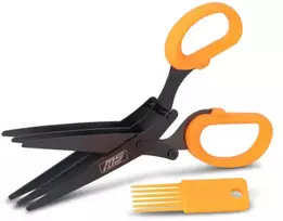 Žirklės masalui MS Range Titanium Coated 3 Blades 19cm