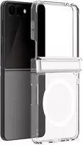 DUX DUCIS dėklas CLIN MAG, suderinamas su MagSafe, skirtas SAMSUNG Z Flip 8, permatomas