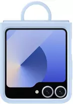 Dėklas EF-PF741TLE Samsung Silicone Cover with Ring for Galaxy Z Flip 6/7 FE Mėlyna (Damaged Package) (Pažeista pakuotė)