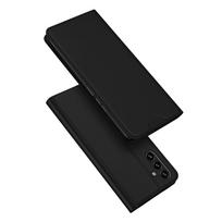 Dux Ducis Skin Pro Dėklas telefonui Samsung Galaxy A14 4G / 5G su atverčiamu kortelių dėklu ir stovu Juodas
