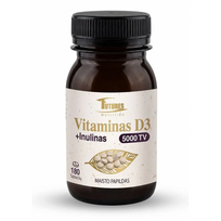 Futures Nutrition Vitamin D3 (5,000 IU) + Inulin Maisto papildas 180 vnt.