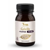 Futures Nutrition Iron + Inulin 30 mg Maisto papildas geležis + inulinas 180 vnt.