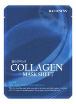 BARONESS Collagen Mask Sheet, 21g - pinguldav kollageenimask, lehtmask