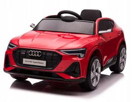 Vienvietis vaikiškas elektromobilis Audi E- Tron QLS-6688, 4x4, raudonas