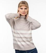 Maglia moteriškas megztinis 822371 01, šviesiai pilka/baltas