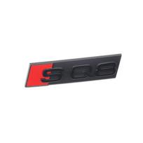 "Audi SQ8" užrašas Juoda emblema Logotipas grotelės 4M8071805 Originali