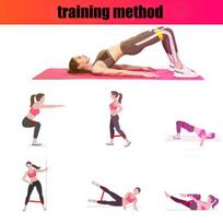 Trainer accessories,Resistance Bands Exercise Loops , Strength Workout Bands, Fitness for Training at Home or Gym,three-piece suit