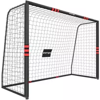 Futbolo vartai sodui 300 x 200 cm, tvirti lauko vartai su tinklu, paminkštinimu, inkarais ir antikorozine danga