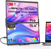 Nešiojamojo kompiuterio trigubas monitorius 15.6" FHD IPS su USB-C