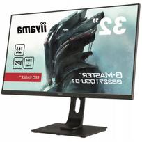 LED monitorius IIyama G-MASTER GB3271QSU-B1, 32", 2560 x 1440, IPS/PLS, 1 ms