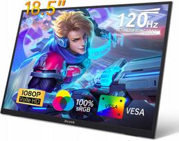 Nešiojamas monitorius 18,5" 120 Hz FHD 1080p HDMI USB-C sRGB HDR 8276