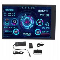 Papildomas monitorius 3.5'' IPS USB LCD CPU GPU