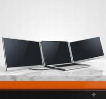 Monitorių rinkinys ROADOM Z80A, 15,6" FHD IPS, USB-C, nešiojamam kompiuteriui