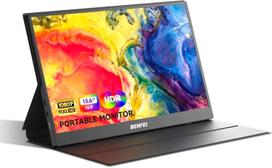 Nešiojamas monitorius Benfei 15.6" Full HD, USB-C/HDMI, su garsiakalbiais