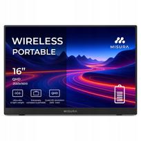 Nešiojamas 16" QHD 2.5K belaidis monitorius su baterija MISURA P160QHBW