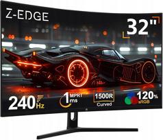 Žaidimų monitorius Z-Edge 32" 1500R 240Hz 1ms FHD VA lenktas