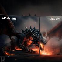 Žaidimų monitorius Z-Edge 32" 170Hz 1ms 2K QHD lenktas 1500R FreeSync