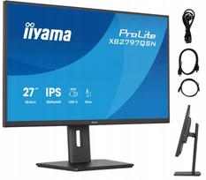 Monitorius iiyama ProLite XB2797QSN-B1 27" IPS WQHD LED 1ms 75Hz USB-C HDMI
