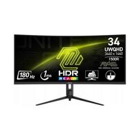 Monitorius MSI MAG 342CQR E2 34" LED VA 180Hz 1ms 3440 × 1440