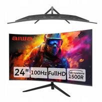 Žaidimų monitorius Aiwa 24" 1920x1080 100Hz HDMI, lenktas, berėmis