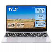 Nešiojamas kompiuteris Acmine 17.3" Intel Celeron N5095 16GB RAM 512GB SSD
