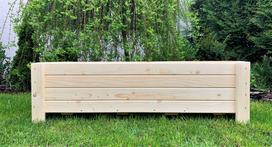 Medinė gėlių vazonas 90 cm