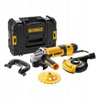 Kampinis šlifuoklis 125 mm 1500W DWE4257KT DeWalt, betono šlifavimo rinkinys