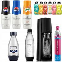 Sodos gaminimo aparatas SodaStream Terra, 1 l ir 0,5 l buteliai, 3 sirupai