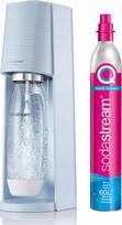 Sodastream Terra gazavimo aparatas, mėlynas, su buteliu ir dujų balionėliu