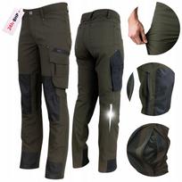 Darbo kelnės ELASTIC STRETCH vyrams, apsauginės, tvirtos, khaki